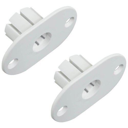 Alarmtech MC 200-S11 Plastic Flanges for Suitable for MC 240, 246, 247, 250, 270 and 272, White, Flush Mounting
